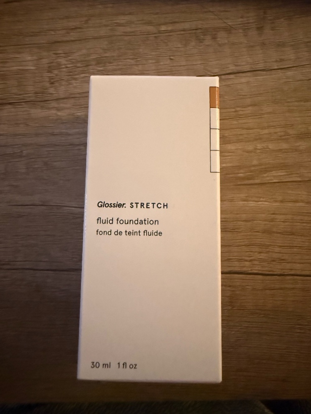 BRAND NEW! Glossier STRETCH Fluid Foundation -- Medium Tan 3 -- NEVER USED